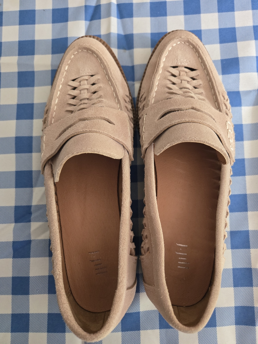 J. Jill Suede Loafers in Light Taupe